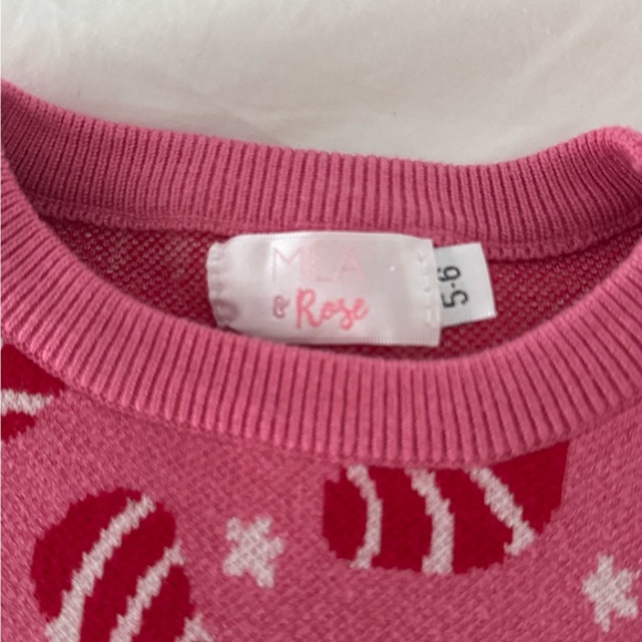 Mila and Rose Candy Cane Sweater - Picture 2 of 5